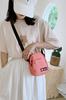 Bolso pequeño para teléfono móvil, bolso bandolera de moda para hombre y mujer, bolso de lona mini para estudiantes, popular en internet, combinable con todo.