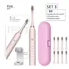 Cepillo de Dientes Eléctrico Transfronterizo Cargando Adultos Niños Universal Cepillo Suave Hogar Portátil Viaje Traje Cepillo de Dientes Mayoreo