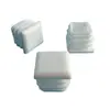 Tapón de plástico blanco, tapón interior blanco para tubería de PE, tapón interior cuadrado, tapón blanco para tubería cuadrada