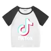 Traje de ropa para niños 2023 verano nuevo TikTok súper popular camiseta de manga corta pantalones cortos casual deportivo traje de dos piezas moda
