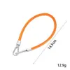 Correa de muñeca única de cuero PU nuevo, cordón para teléfono, cadena de mano colorida versátil de doble hebilla, accesorio de cadena para teléfono