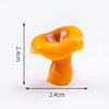 Simulación Flammulina velutipes Pleurotus eryngii Juego de Comer Champiñón DIY Decoraciones Accesorios de Bolsa Ciega Mini Coche Escritorio Pequeños Adornos