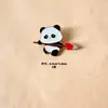 Broche de Panda Kung Fu Chino Dibujo Animado Tendencia Nacional Estilo Antiguo Cultura de Artes Marciales Insignia de Metal Accesorios para Bolsas Regalo de Viaje