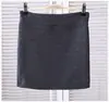 Nueva falda de cadera elástica profesional de primavera y otoño, falda corta lisa con forro polar de otoño e invierno, falda base de media longitud, falda de tubo