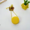 Bolsa infantil Desenho animado japonês bolsa redonda pequena palha orelhas grandes cachorro Urso menina menino transversal troco bolsa pequena