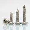 Tornillos autorroscantes de cabeza redonda y avellanada Torx de acero inoxidable ISO7380 para paneles de muebles M2-M6 con tornillos de seguridad post