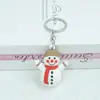 Chaveiro de Papai Noel Desenho Animado Boneco Boneco de Neve Rena Pingente de Bolsa de Carro Presente Crianças