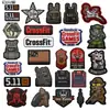 Procesamiento Personalizado Transfronterizo PVC Pegamento Suave Velcro Dibujos Animados Gota Plástico Marca Registrada Parche de Brazo Personalizable Logo