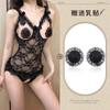Gato de leite ganancioso Sexy Underwear Lace Tentação Livre Pijama Sexy Virilha Aberta Uniforme Quente Flertando Vestido de Perspectiva Oca
