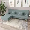 Sofá para Apartamentos Pequeños, Sofá Cama de Doble Propósito, Sofá Doble Plegable Simple, Sofá Perezoso de Tela Moderno para Sala de Estar