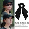 Faixa de Cabelo de Bolinhas Estilo Zhao Lusi com Fita Scrunchie para Mulheres 2026 Novo Modelo Prendedor de Cabelo Corda para Rabo de Cavalo Acessório de Cabelo