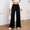 Jeans feminino transfronteiriço Amazon Wish 2026 novo vintage fluido reto solto perna larga calça longa moderna