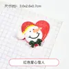 Muñeco de nieve de Papá Noel, crema de bricolaje, pegamento, funda de teléfono, bolsa, accesorios para el cabello hechos a mano, accesorios de resina caseros