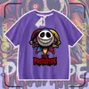 Jogo Poppy Playtime Protótipo Camisetas de Verão de Manga Curta para Meninos e Meninas Tops Infantis
