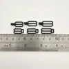 Hebillas de Nailon Recubierto en Blanco y Negro para Accesorios de Ropa Interior, Hebilla Ajustadora de Tirantes de Sujetador de Figura de Ocho Fabricante