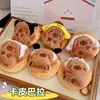 Nueva Llegada Cappibala Peluche Monedero Capibara Bolso Colgante Auricular para Hombre y Mujer Almacenamiento Llavero Regalo