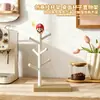 Portavasos con Forma de Árbol de Bloques de Mario, Escurridor de Cristalería para el Hogar, Organizador de Escritorio Animado y Lindo, Pieza Decorativa Pequeña