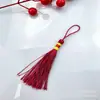 Pode ser definido cor três cores franja pendurado espiga marcador de página adorno de cabeça caixa de doces lanterna pendurado cor franja espiga