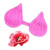 Molde de Silicona Pétalo de Rosa Peonía Flip Azúcar Hoja Molde para Pastel Chocolate Molde para Hornear DIY