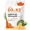 Nuevo Producto Tk Amazon Venta Caliente Transfronteriza Vitamina D3 y K2 Cápsulas Blandas Fábrica de Vitaminas Wholesale Disponible para Oem/Em