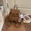 Mochila de Mujer Estilo Coreano Nuevo Verano 2026 Diseño de Nicho Lunares Lazo Bolso Cruzado de Moda