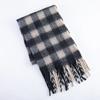 Bufanda de Mohair de Imitación Nueva Transfronteriza para Mujer, Estilo Europeo y Americano, Bufanda Chal Cálido de Barba Larga para Otoño e Invierno, Exportación Exportación Productos de Alta Calidad