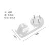 Accesorios para estantes de baño plástico adhesivo engrosado removedor de pegatinas sin rastro combinación de clavos sin rastro pared para colgar fotos de dormitorio