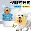 Juguete para Perros Mopa Chirriante, Duradero y Resistente a Mordidas, Juguete de Peluche para la Dentición y Alivio del Aburrimiento, Juguete para Mascotas