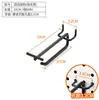 Gancho triangular de tablero perforado, gancho de doble línea para etiquetas para joyería, juguetes, bocadillos y ropa, gancho engrosado para tableros perforados