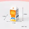 Produto novo original: suco colorido saborizado, bebida fofa e calmante para casa de bonecas, acessório de resina para artesanato de mesa DIY