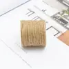 DIY corda de juta artesanal decorações retrô corda de cânhamo grossa e fina material de tecelagem para parede de fotos corda de amarração