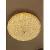 Novo lustre de cristal de cabeceira de luxo leve transfronteiriço 2024, de alta qualidade, quente e romântico, para cabeceira, sala de estar, quarto, pequeno lustre de ferro