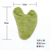 Conjunto de placa gua sha transfronteiriço da Amazon, massageador de beleza de jade, ferramenta de acupressão, rolo facial placa gua sha