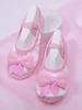 Zapatos de baile para niñas, zapatos de ejercicio de suela blanda, zapatos de ballet para niños, zapatos de baile para bebés, lindos zapatos con garra de gato para presentaciones en el escenario.
