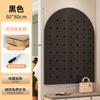 Estante de Almacenamiento de Pared de Tablero Perforado Forma de Madera Maciza Decoración de Empalme de Pared Estante de Exhibición para Sala de Estar Estante de Almacenamiento Colgante de Pared