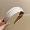 Nueva Diadema de Estilo Coreano de Primavera, Delgada, de Seda Brillante, Hecha a Mano, con Borde Ancho, Grabada, para Niñas, Parte Superior Alta del Cráneo, Moda Elegante de Gama Alta