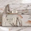 100% Algodón Puro Algodón Grueso Sábana Individual, Funda de Edredón Individual para Primavera/Verano, Funda de Almohada, Cubre Cama Engrosado, Juego de Tres Piezas, Sábana Ajustable 4