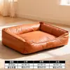 Cama para Perro que No Retiene Pelo, No Requiere Lavado, Impermeable a la Humedad, Cuero Duradero, Adecuada para Gatos y Perros Pequeños, Impermeable y Resistente a Manchas para Todas las Estaciones, Fácil de Mantener