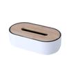 Estilo Japonés Simple Madera de Bambú Escritorio Caja de Papel Hogar Restaurante Coche Creativo Elevación Plástico Caja de Almacenamiento de Pañuelos LOGO