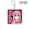 Colgante del anime "Bocchi the Rock!"Presentando a Bocchi-chan y Nika Nika, con expresiones geniales, adecuado para mochilas y como un llavero exquisito"