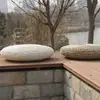 Cojín Trenzado de Cola de Gato Cáscara de Maíz Tatami Ventana de Bahía Zen Meditación Engrosado Redondo Meditación Ceremonia del Té Esterilla Tejida de Paja