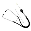Estetoscopio para Coche Cilindro de Acero Inoxidable Estetoscopio Instrumento de Diagnóstico de Fallas del Motor Detección de Ruido Anormal Herramienta de Reparación Automotriz