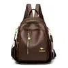 Mochila de Grande Capacidade Transfronteiriça Feminina 2024 Nova Moda Casual Mochila de Viagem Bolsa de Múmia para Exterior Mochila Escolar para Estudante