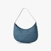 Bolso de Piel de Oveja Tejido a Mano Estilo Coreano Nueva Llegada Diseño Nicho para Mujer Bolso de Cuero Genuino de Alta Gama para Mujer Bolso de Hombro Portátil de Moda