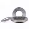 Arruela de Travamento Aço Inoxidável 304 Borboleta/Formato Sela Face Única Antiderrapante Dente de Flor Tipo Disco Antiderrapante M3M4M5M6M8