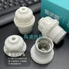 Tapa de rosca suspendida con portalámparas de porcelana resistente a altas temperaturas ignífugo E27 base de bombilla espiral sitio Exterior