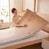 Colchoneta Refrigerante de Seda de Hielo Individual para Dormitorio de Estudiantes Cubierta de Colchón Cojín Suave Esterilla Tatami Protector de Cama para Uso en Invierno y Verano
