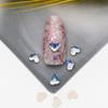 Fornecimento de fabricantes transfronteiriços atacado nail art fundo plano Cristal Luar vidro em forma de ouro fundo broca Super Flash não é fácil de deixar cair o fundo