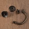 Jingmao -443 furo espaçamento 62mm chinês clássico antigo móvel gaveta puxador de armário de roupas sólidas puxador da porta