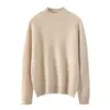 Suéter Versátil de Punto Pullover Baicai de Terciopelo con Mangas Raglán, Cuello Semi Alto, Cachemira, Nuevo Llegado Otoño/Invierno 2026